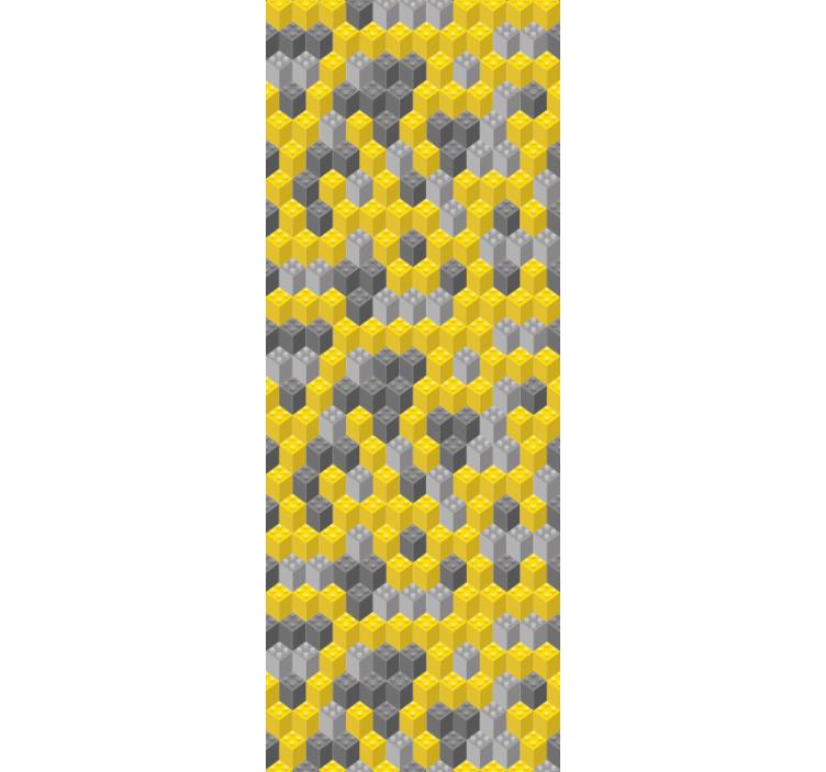 Tapete geometrisch geometrische waben - TenStickers