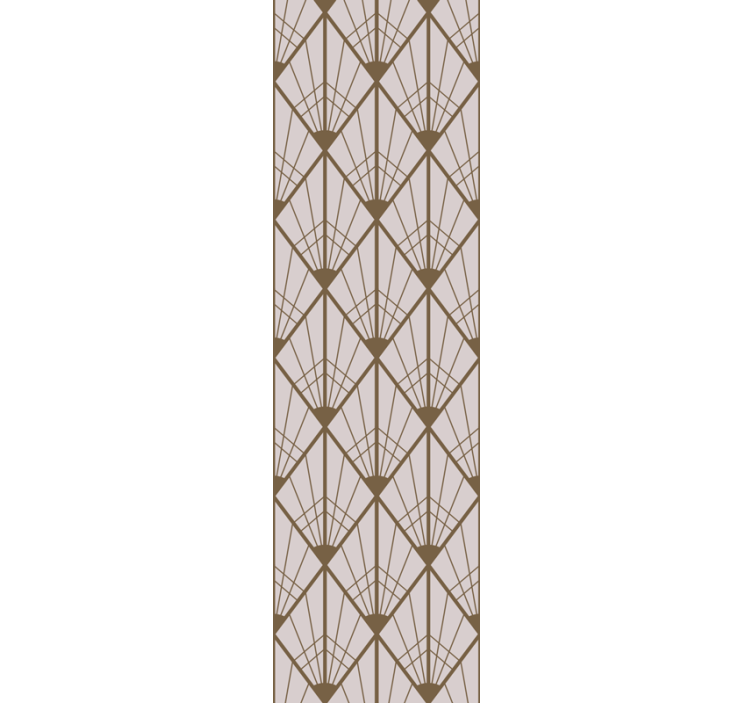 Tapete geometrische Muster geometrisches fächerdesign - TenStickers