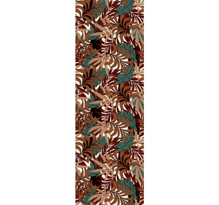 Fototapete Natur abstraktes Blattdesign - TenStickers