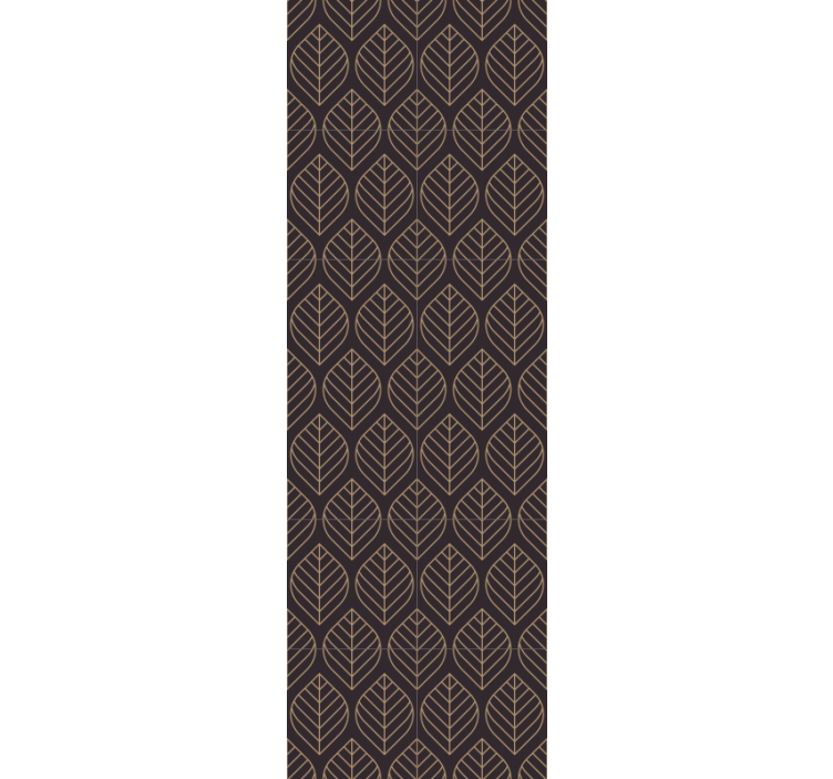 Tapete Blätter blattmuster eleganz - TenStickers