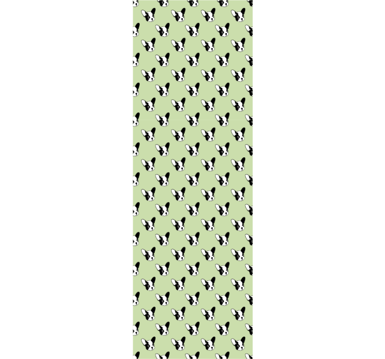 Tapete Hunde hundesilhouette-muster - TenStickers