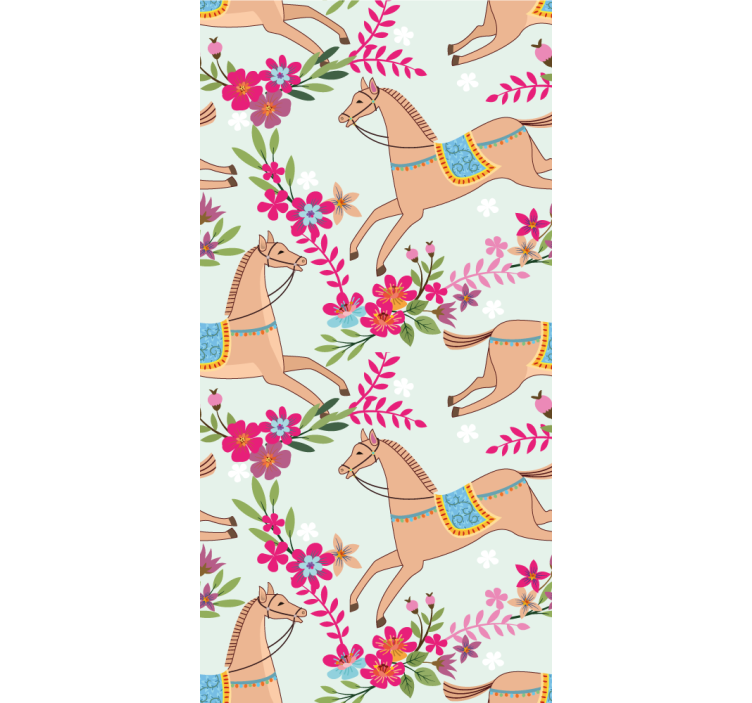 Tapete Tiere reiterblüten - TenStickers