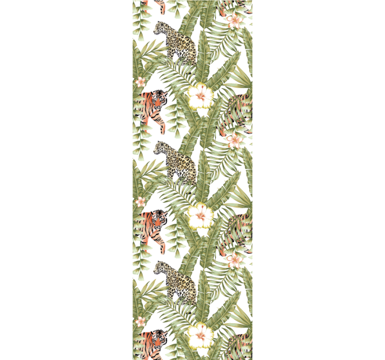 Tapete Tiere tropische dschungelfauna - TenStickers