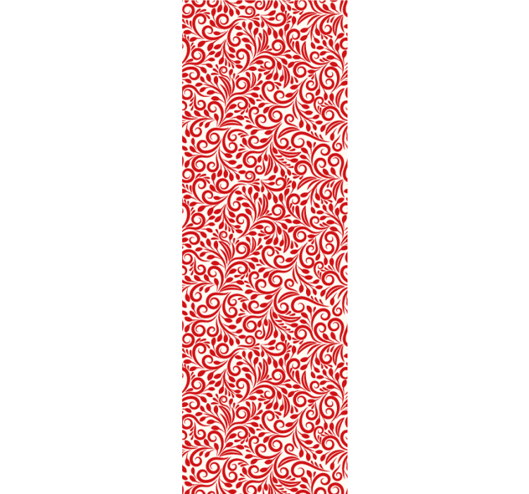 Tapete florale Ornamente dekorative wirbel - TenStickers