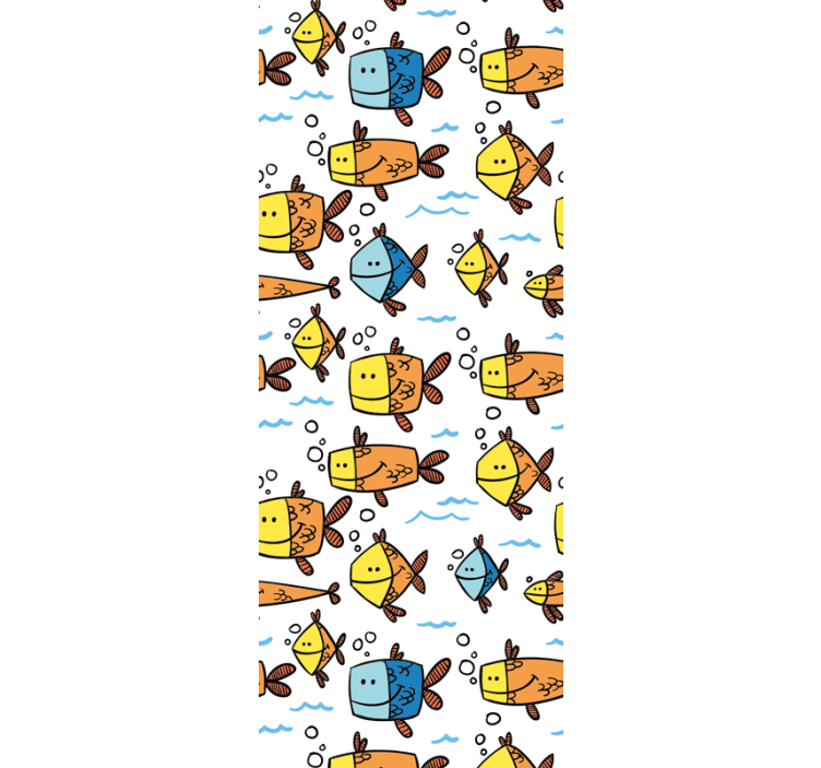 Tapete Fische wasser-cartoon-spaß - TenStickers