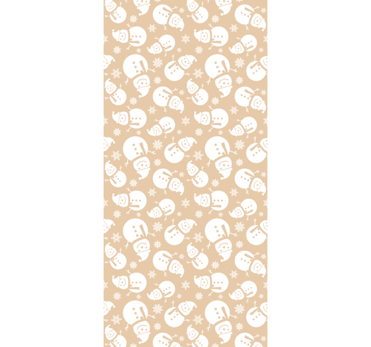 Tapete Natur schneebedecktes muster - TenStickers