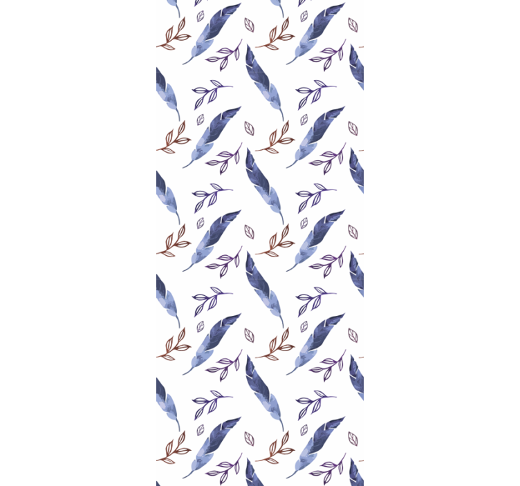 Blumentapete florales diagonales muster - TenStickers