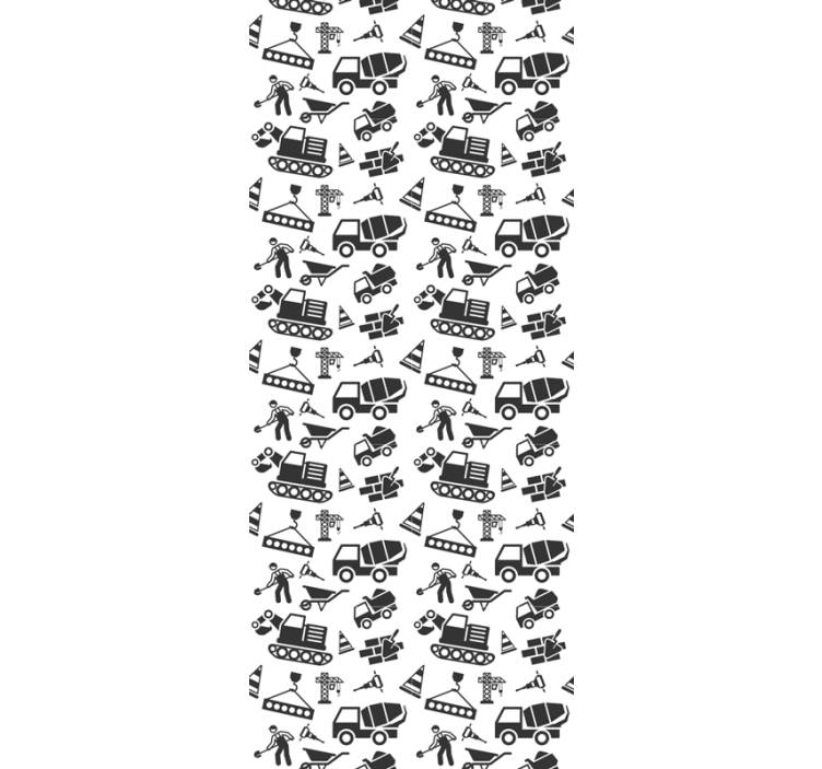 Tapete industriell konstruktionsmotiv - TenStickers