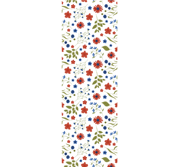 Blumentapete Natur Blumenmotivdetail - TenStickers