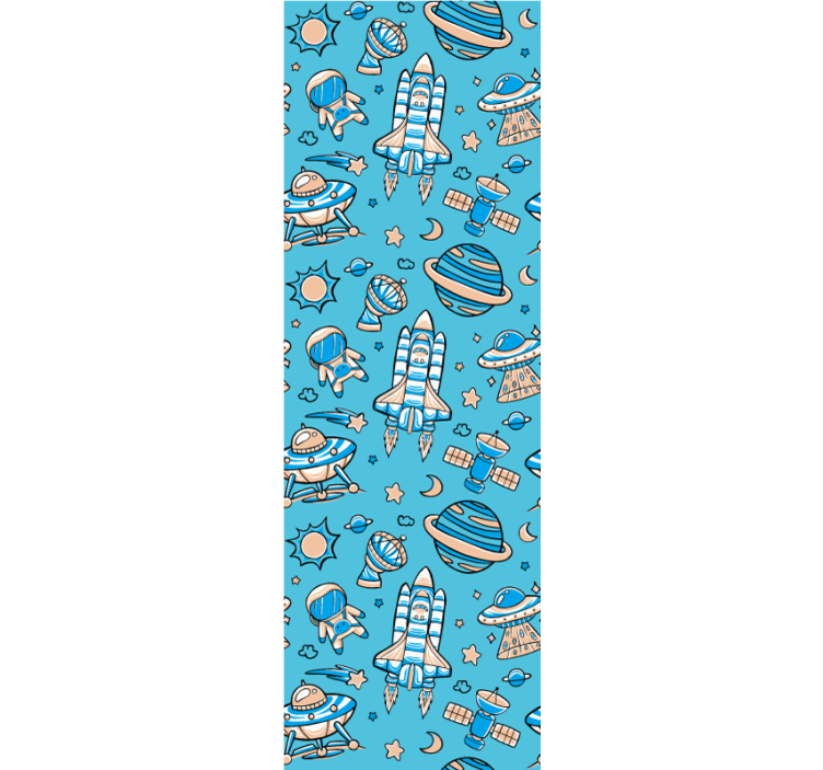 Tapete Modern weltraumforschungsfantasie - TenStickers