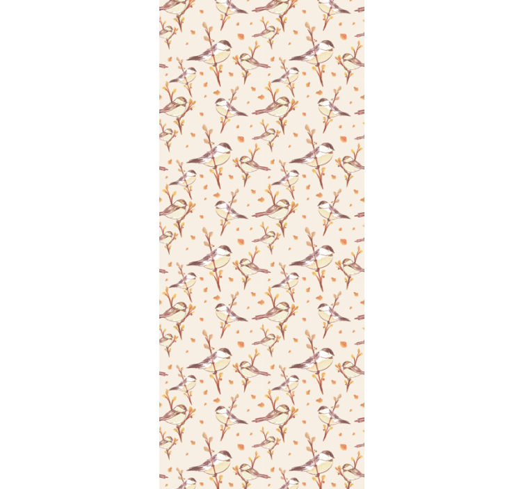 Tapete Natur florales Anmut-Motiv - TenStickers