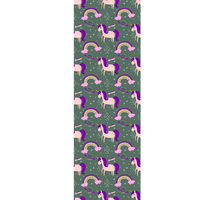 Tapete Tiere fabelwesen und bunte bögen - TenStickers