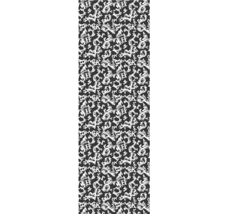 Ornament Tapete verzierte anker-wiederholungen - TenStickers