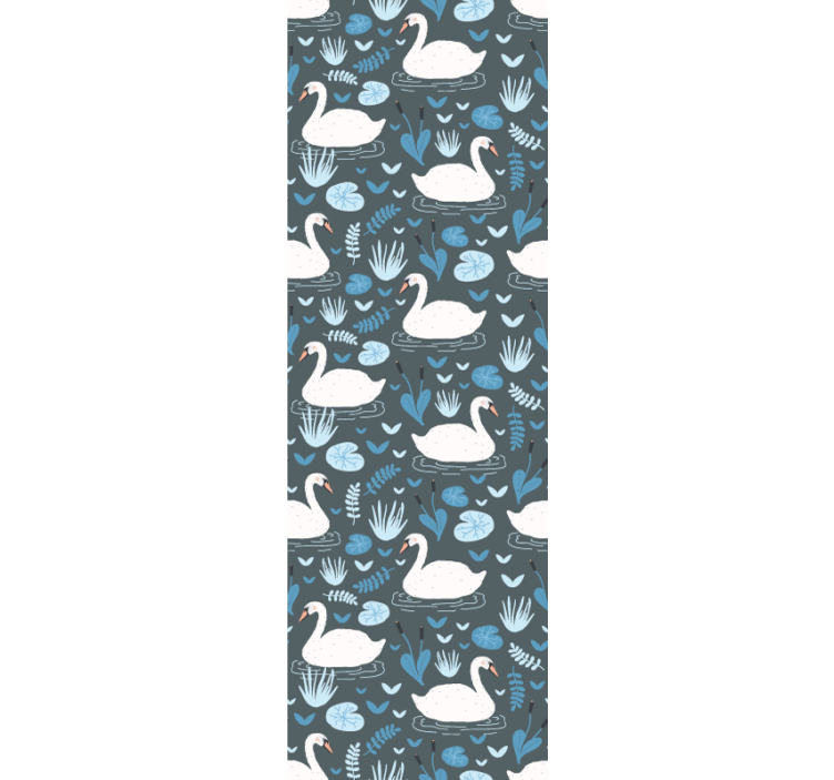 Tapete Vögel schwanensee motiv - TenStickers