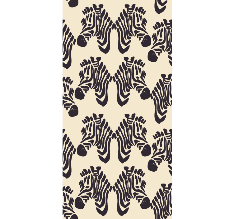 Zebra Tapete zebramuster-design - TenStickers