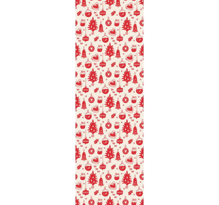 Weihnachtstapete muster für die festtage - TenStickers