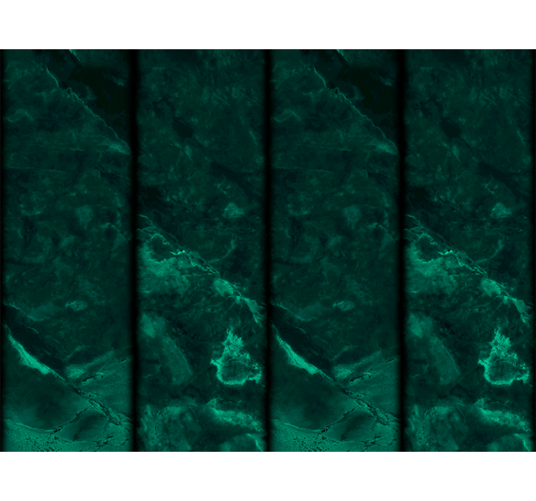 Muster Tapete smaragd-marmor-effekt - TenStickers