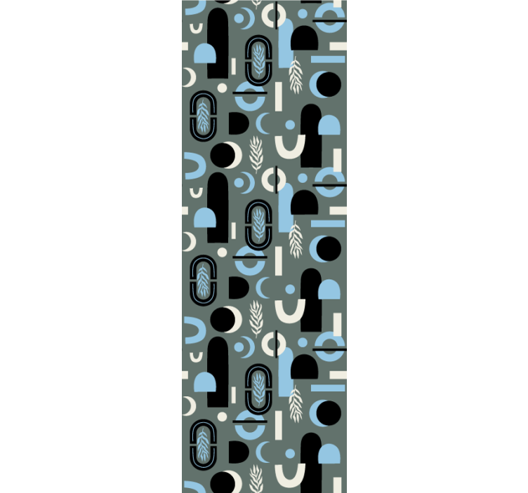 Tapete Modern collage aus geometrischen formen - TenStickers