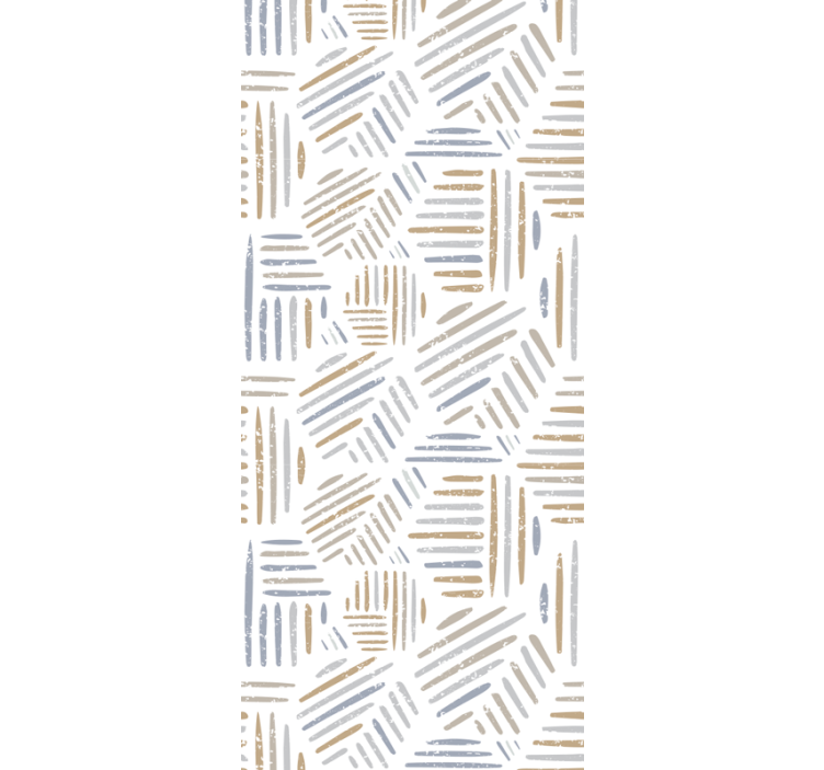 Tapete geometrisch abstraktes lineares muster - TenStickers