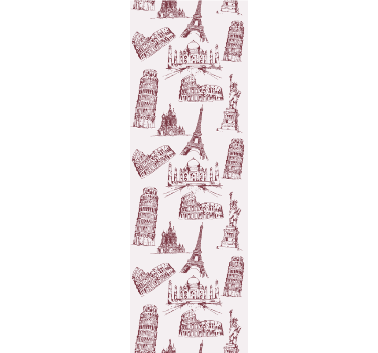 Tapete Stadt ikonische denkmäler - TenStickers