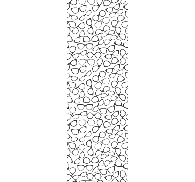 Tapete geometrisch brillenmuster - TenStickers