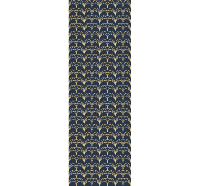 Tapete geometrische Muster art-deco-bögen - TenStickers