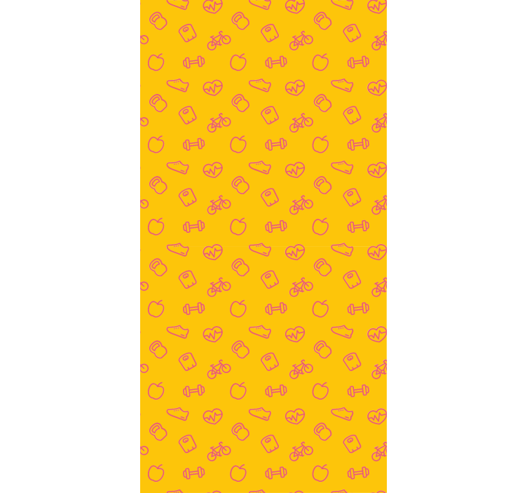 Tapete Küche gekritzel-symbole-muster - TenStickers