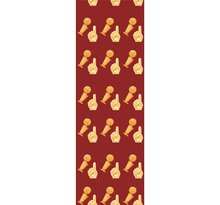 Kunst Tapete sportliches gestenmotiv - TenStickers