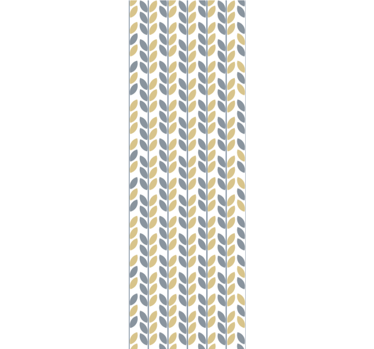 Tapete Blätter vertikales stilvolles muster - TenStickers