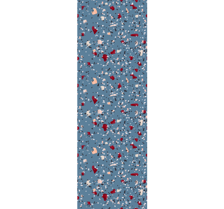 Tapete Textur blaue terrazzo-imitation - TenStickers