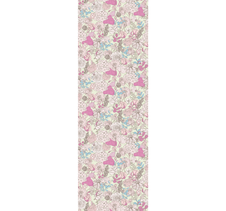 Tapete florale Ornamente vintage klassischer garten - TenStickers