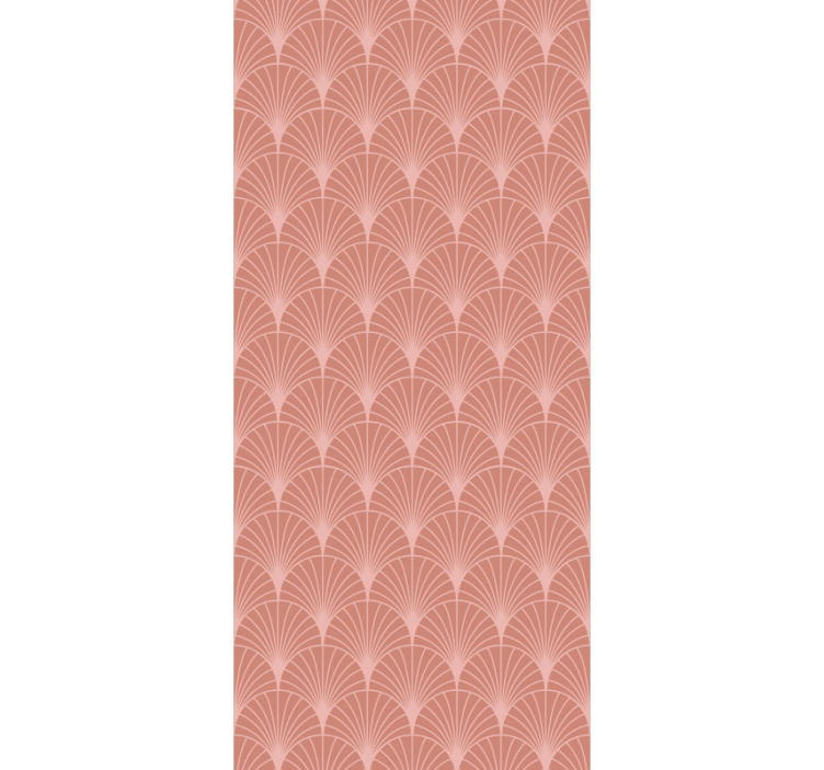 Kunst Tapete elegante fächerformen - TenStickers
