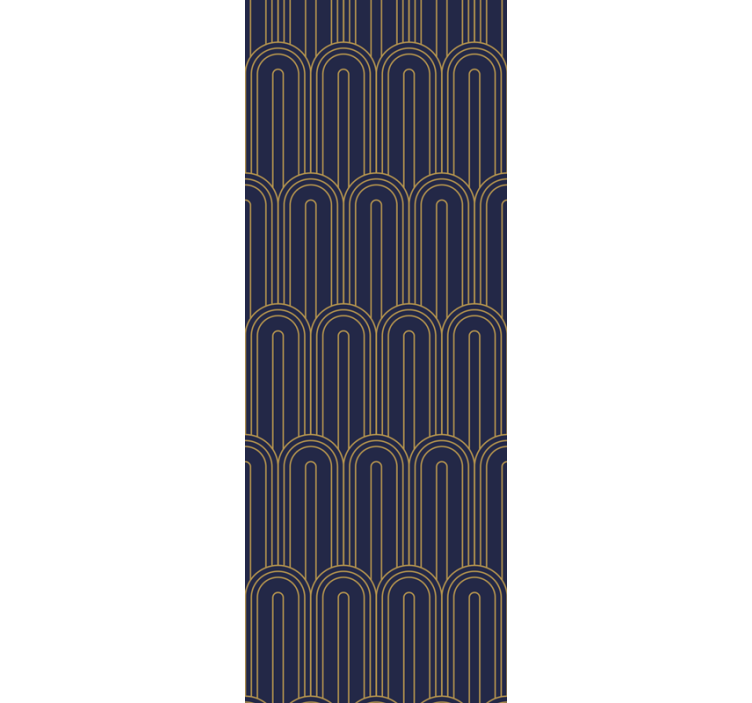 Tapete Modern gewölbtes linienmuster - TenStickers