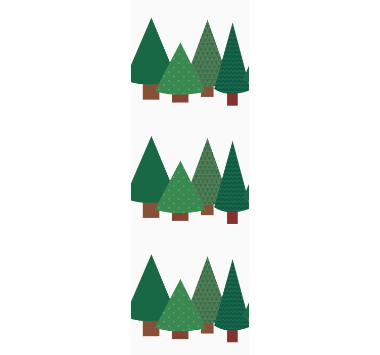 Weihnachtstapete tannenzapfen immergrüne pflanzen - TenStickers