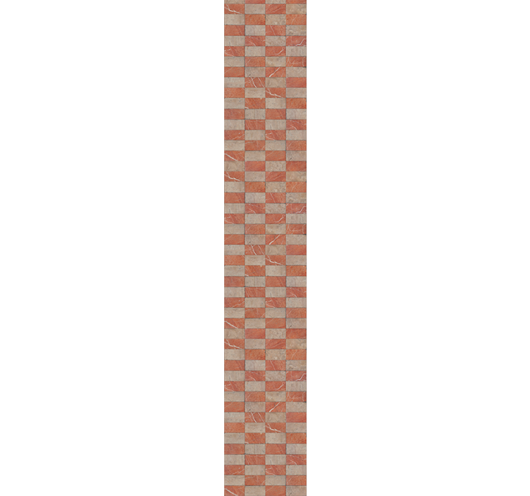 Tapete Küche geometrische beige fliesen - TenStickers