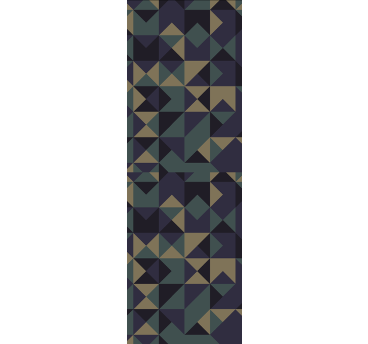 Tapete Dreiecke geometrische abstrakte anordnung - TenStickers