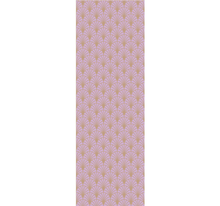 Tapete Wohnzimmer stilisierte florale elemente - TenStickers