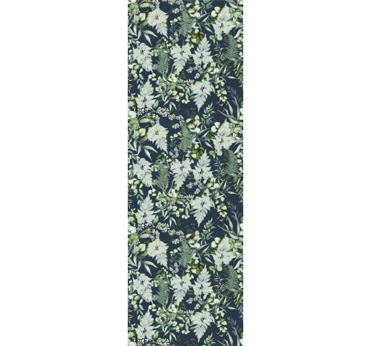 Tapete Natur elegantes grünmuster - TenStickers