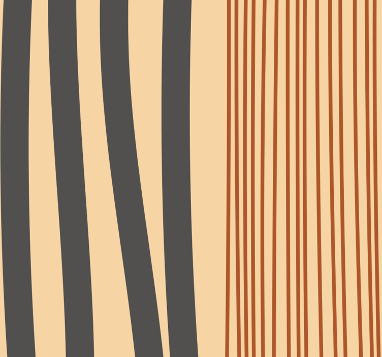 Tapete Wohnzimmer boho-streifen-design - TenStickers