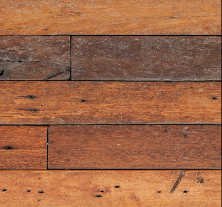 Tapete Hochzeit akzent aus holzpaneelen - TenStickers