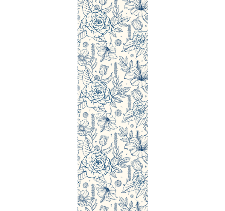 Pflanzen Tapete delft Blume - TenStickers
