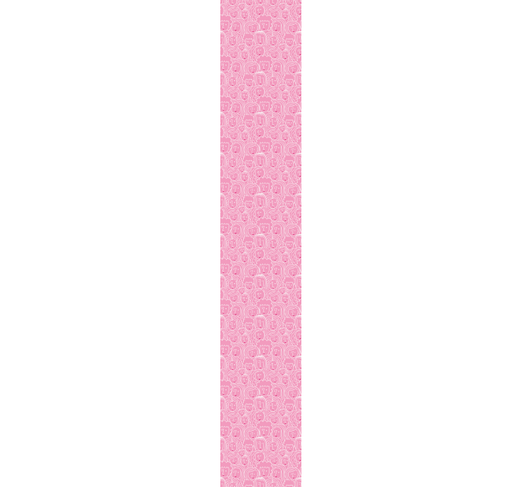 Tapete Kunst mädchen Gesichter - TenStickers