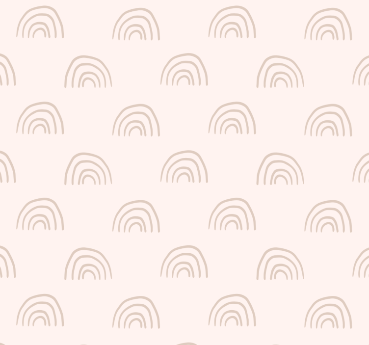 Tapete Baby minimalistischer Regenbogen - TenStickers