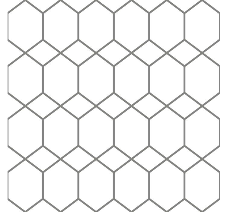 Geometrische Tapete interlaced-muster - TenStickers