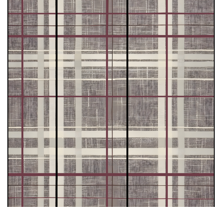 Tapete Quadrate steineffekt, schottisches muster - TenStickers