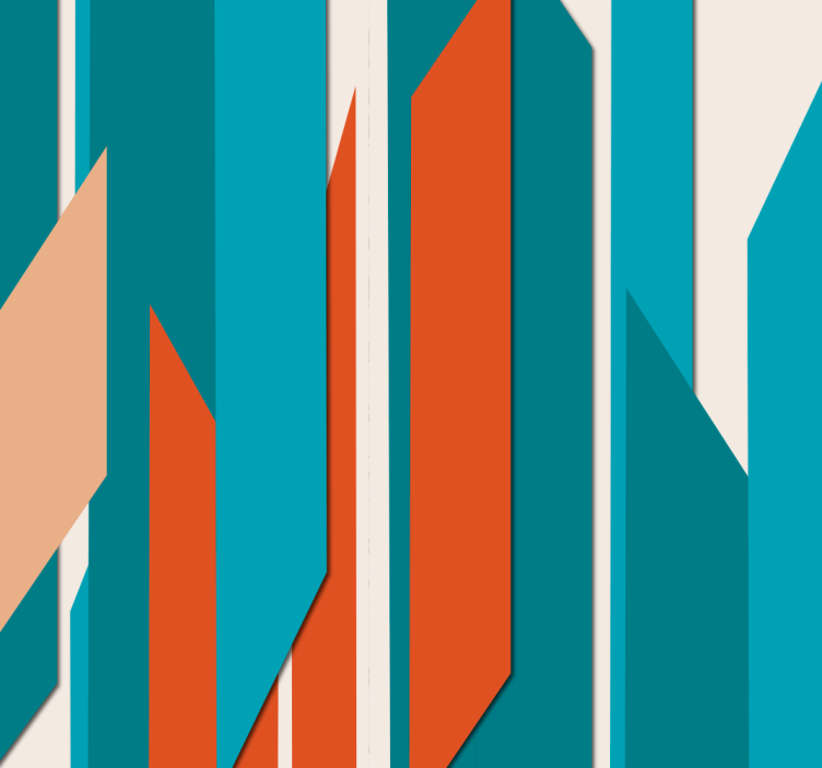 Tapete geometrisch geometrische wandgestaltung - TenStickers