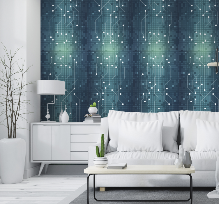 3D Tapete schaltungsinspiration - TenStickers