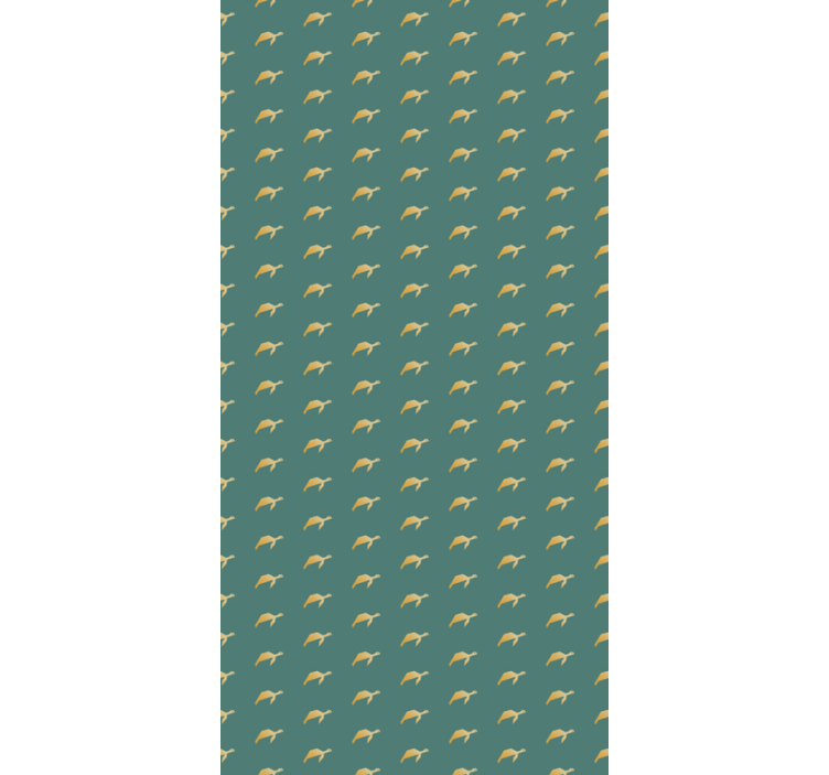 Tapete Tiere muster mit kleinen schildkröten - TenStickers