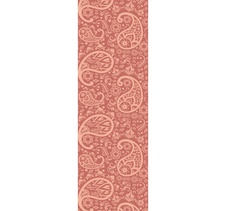 Tapete florale Ornamente elegante paisley-blätter - TenStickers