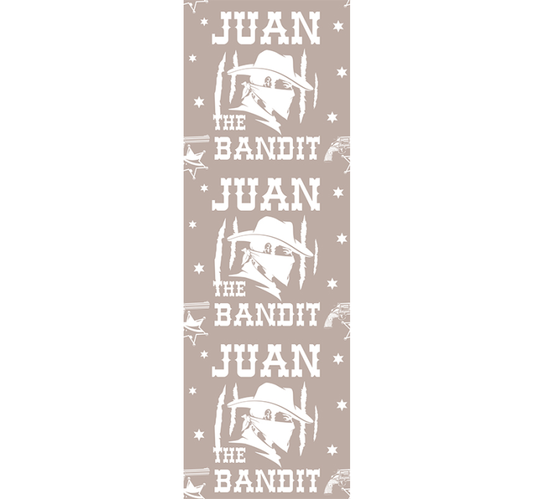 Tapete selbst gestalten im cowboy stil - TenStickers